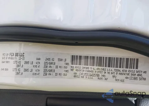 2016 Jeep Cherokee Limited from USA, damaged, VIN 1C4PJMDS1GW225789